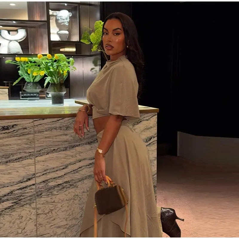 Lisette Irregular Skirt Set