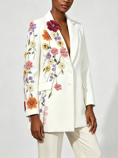 Regal Floral Blazer
