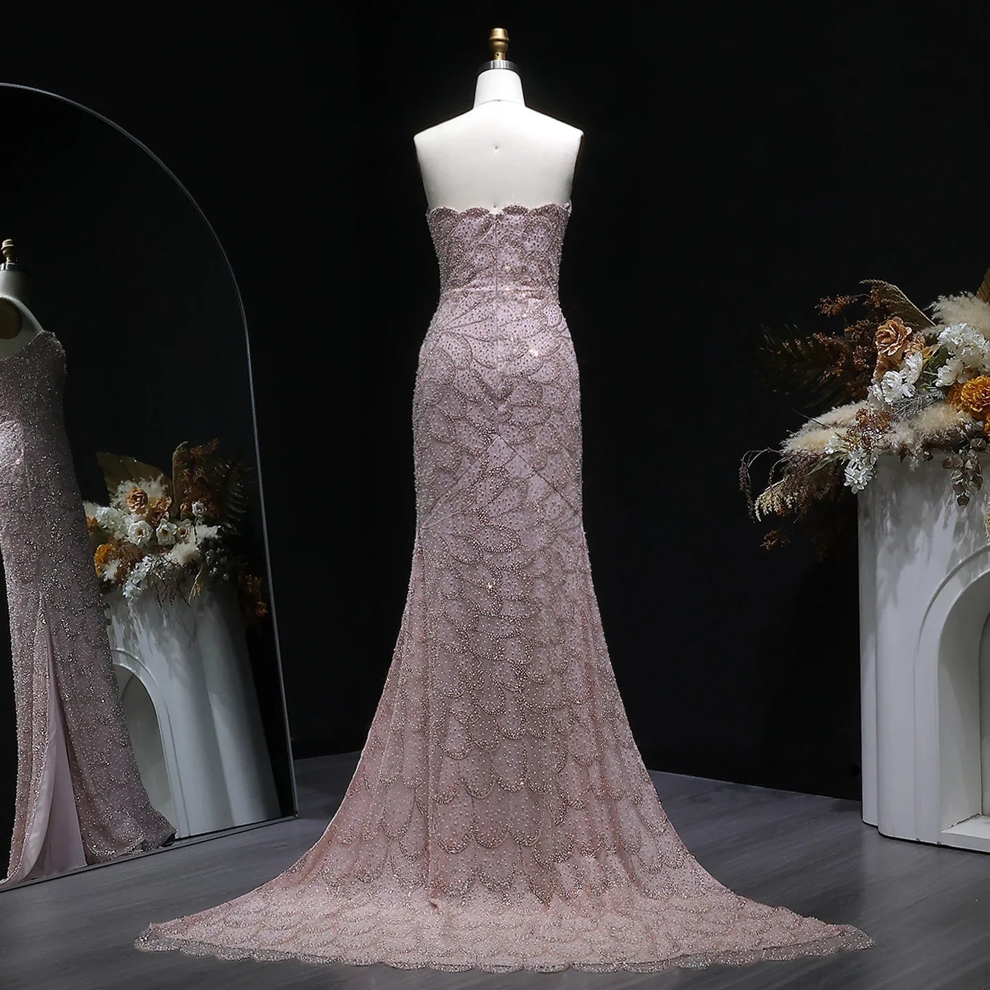 Annina Strapless Evening Gown