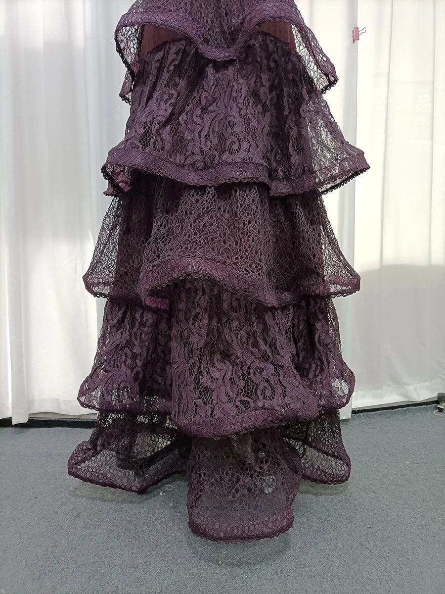Shadow Lace Maxi Dress
