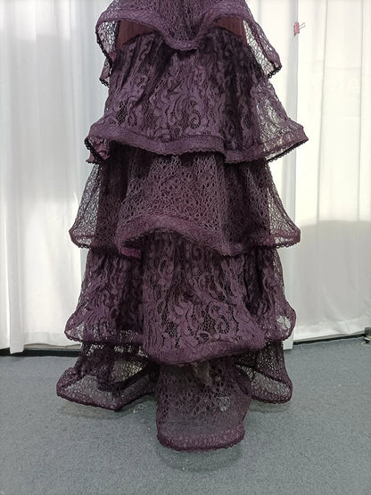 Shadow Lace Maxi Dress