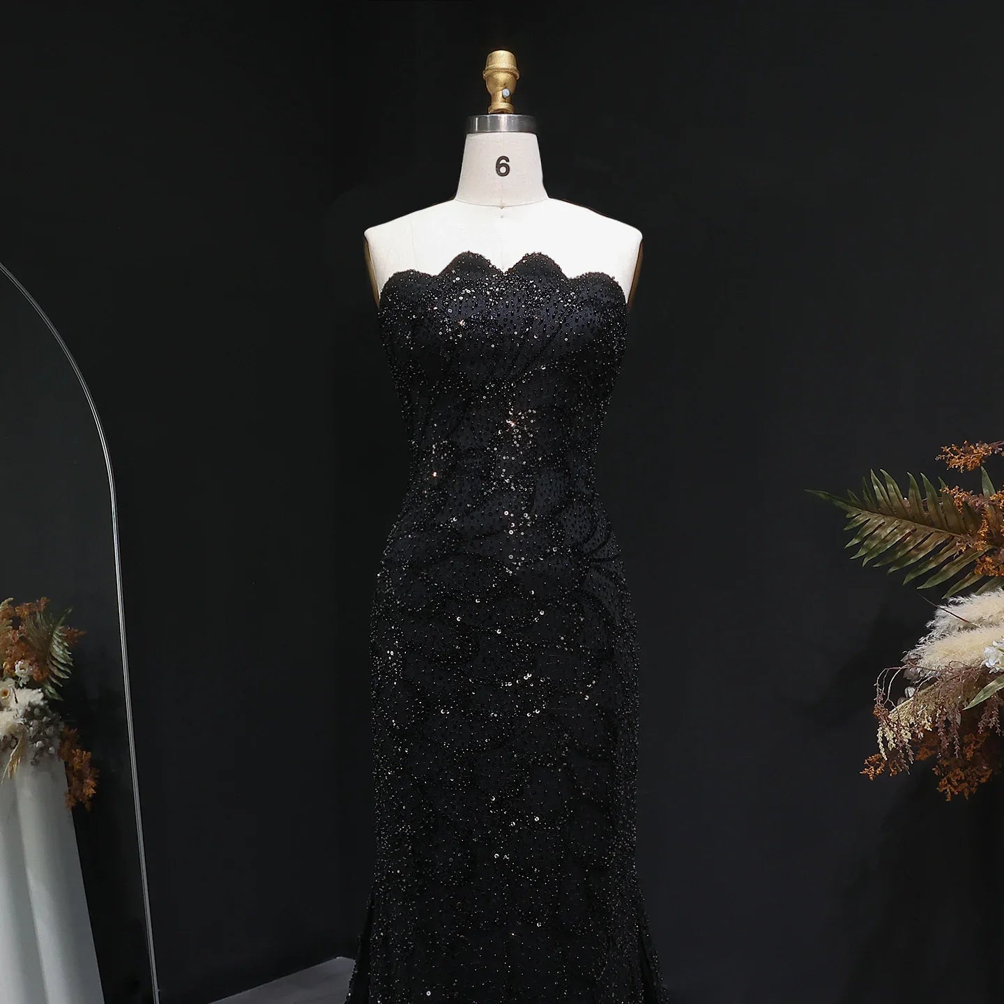 Annina Strapless Evening Gown