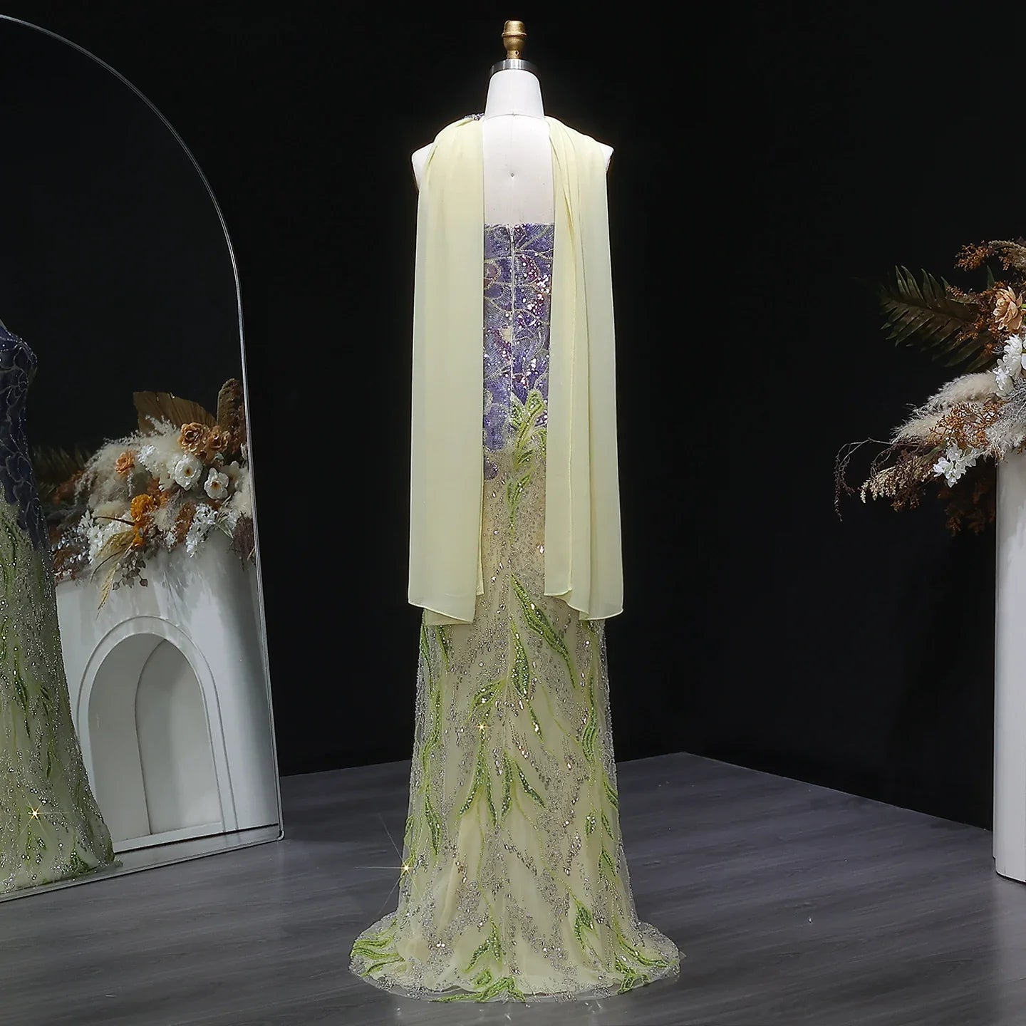 Nefeli Sequin Mermaid Gown
