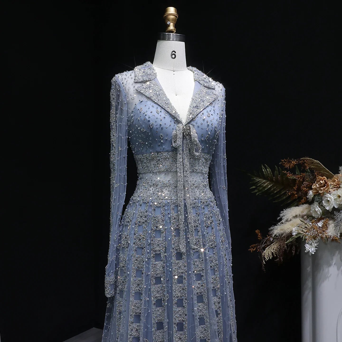 Sybille Sequin Formal Gown