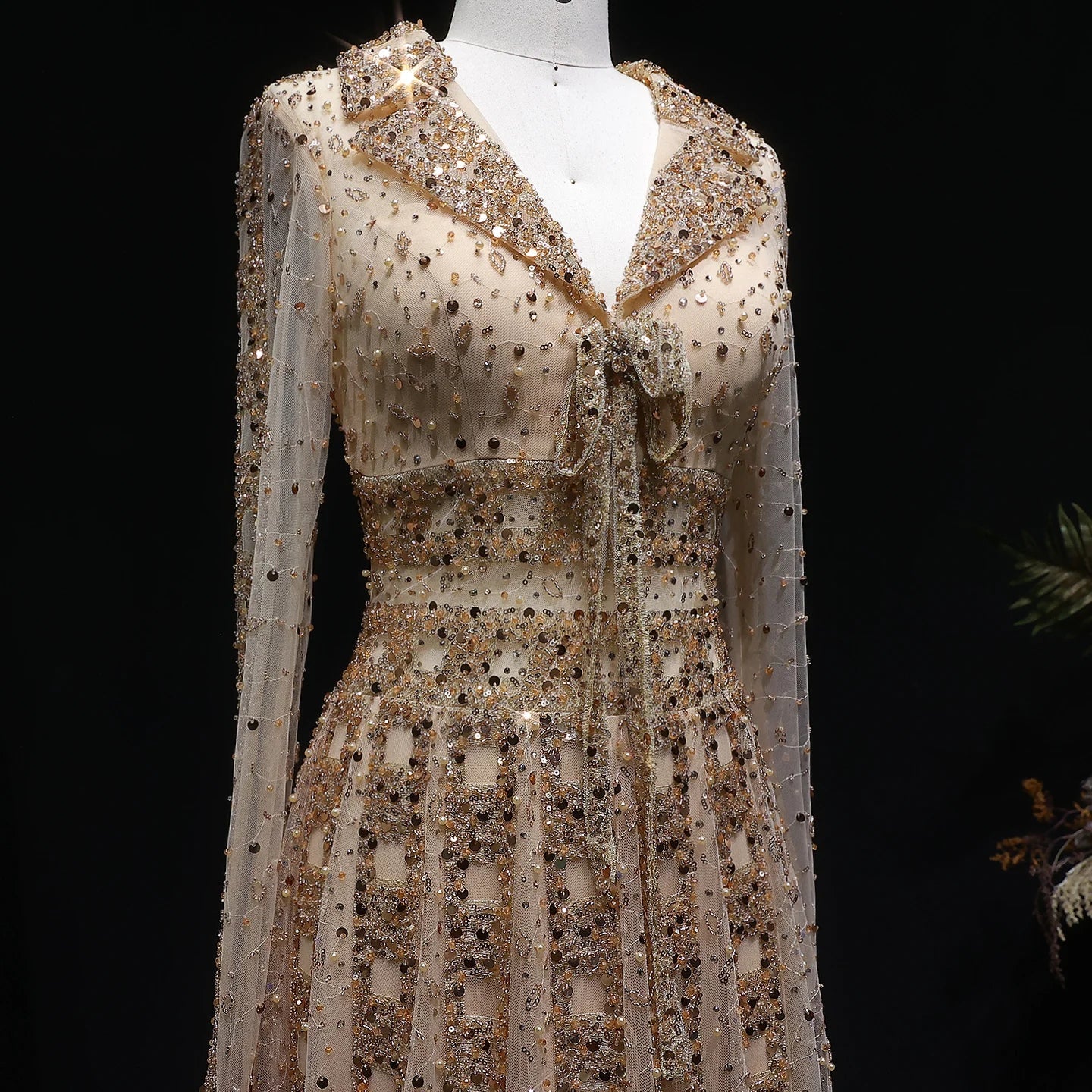 Sybille Sequin Formal Gown