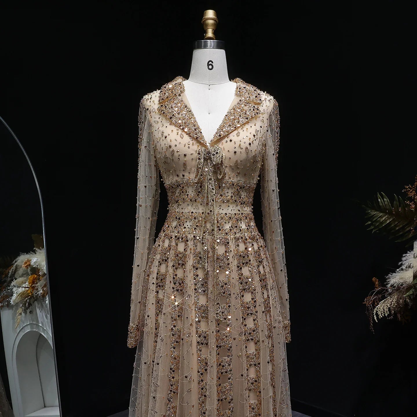 Sybille Sequin Formal Gown