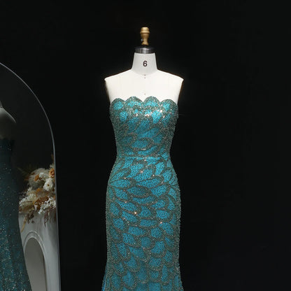 Annina Strapless Evening Gown