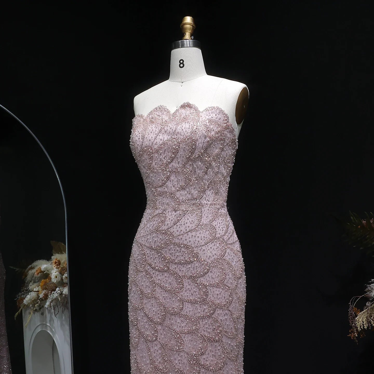Annina Strapless Evening Gown