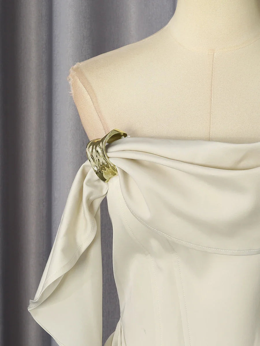 Majesty Satin Mini Dress