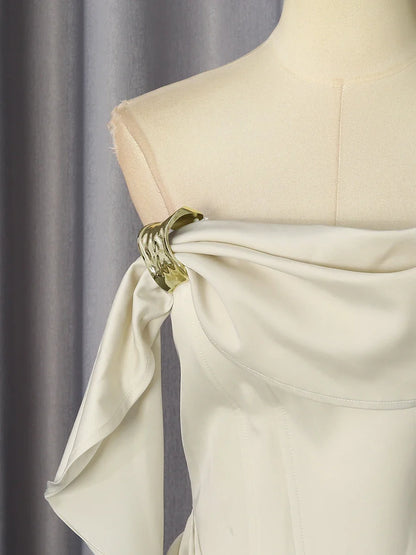 Majesty Satin Mini Dress