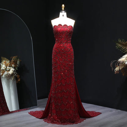 Annina Strapless Evening Gown