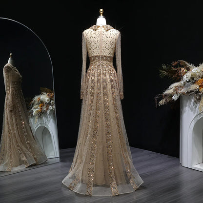 Sybille Sequin Formal Gown