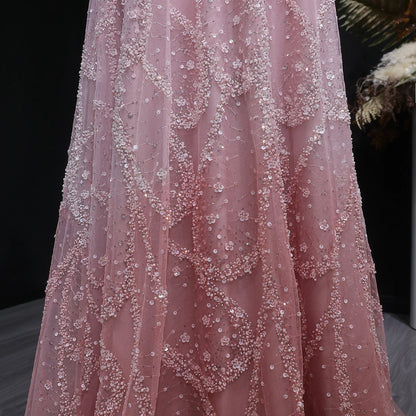 Olyssia Beaded Evening Dress