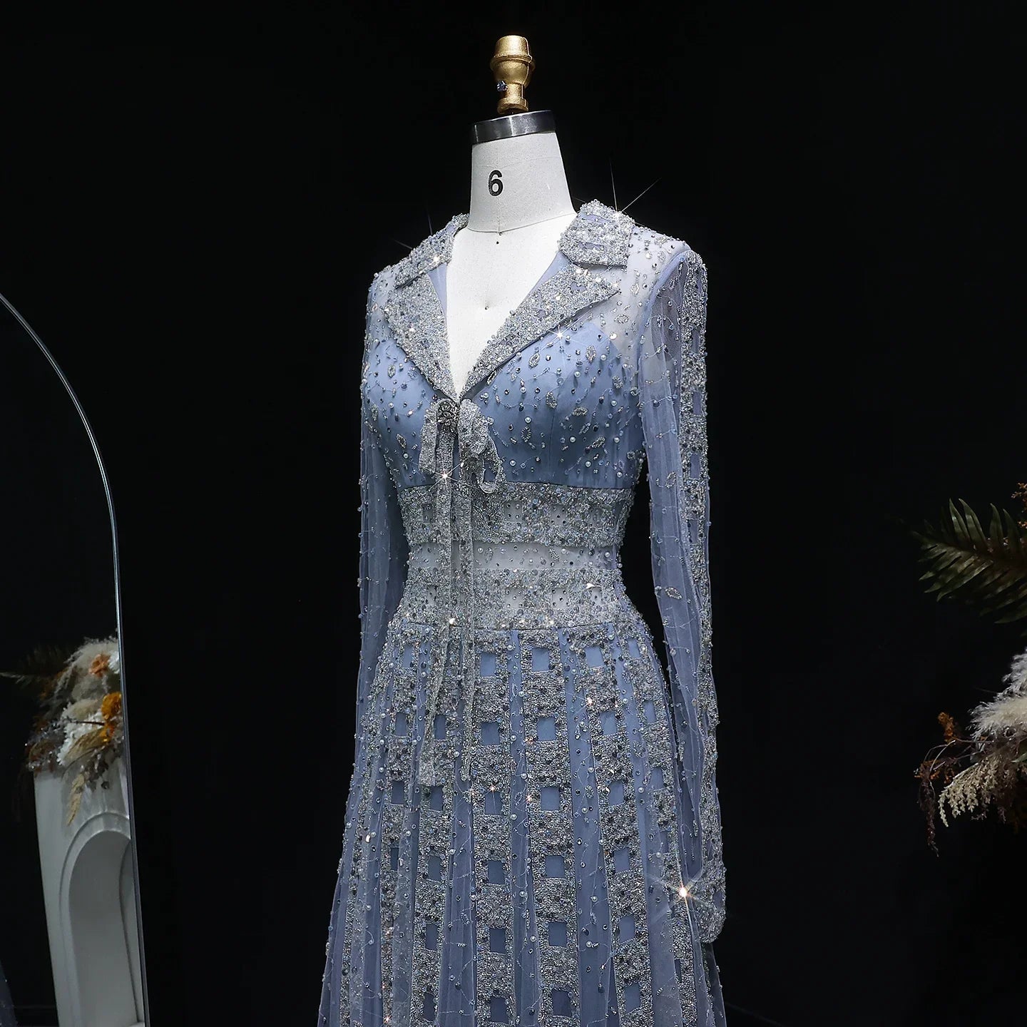 Sybille Sequin Formal Gown