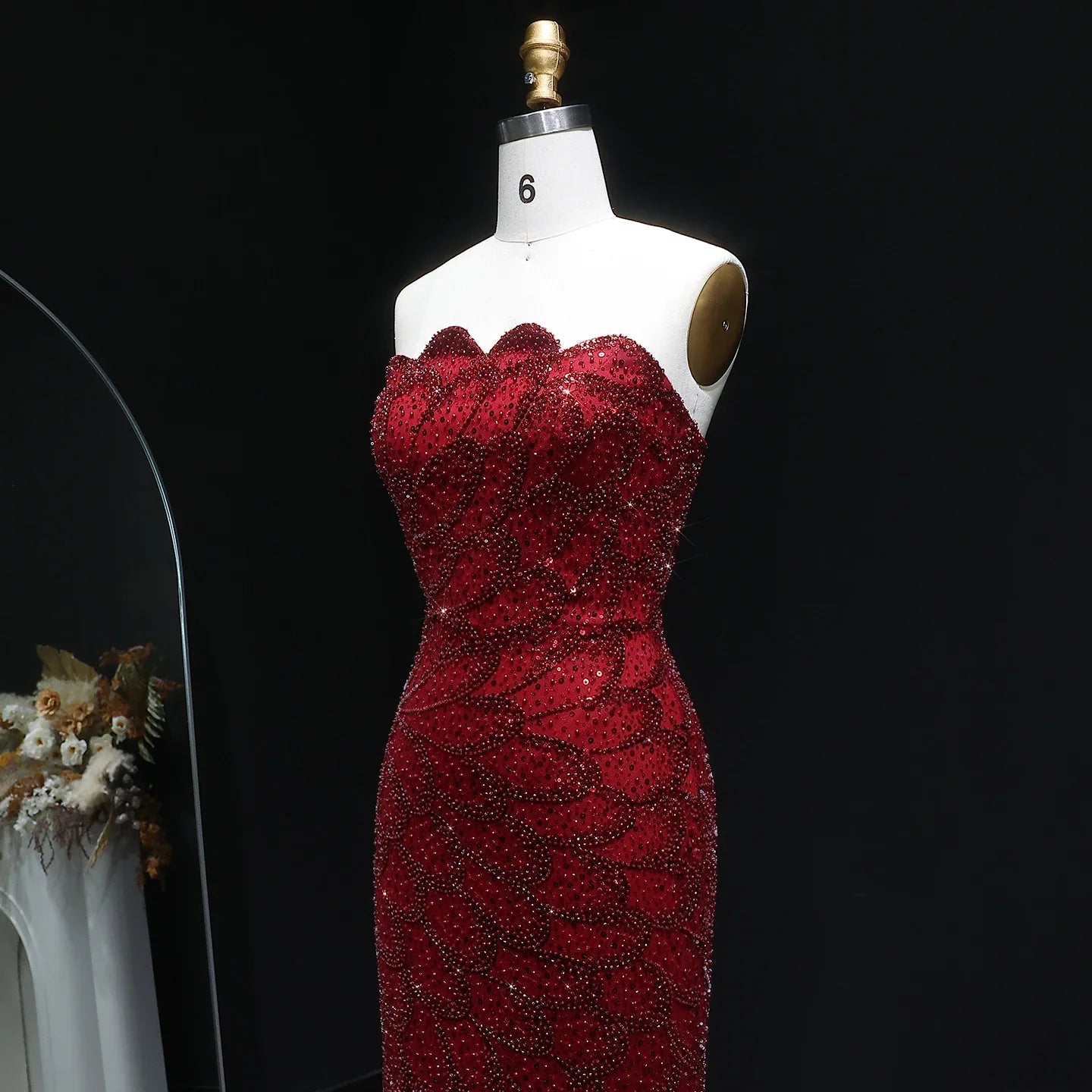Annina Strapless Evening Gown