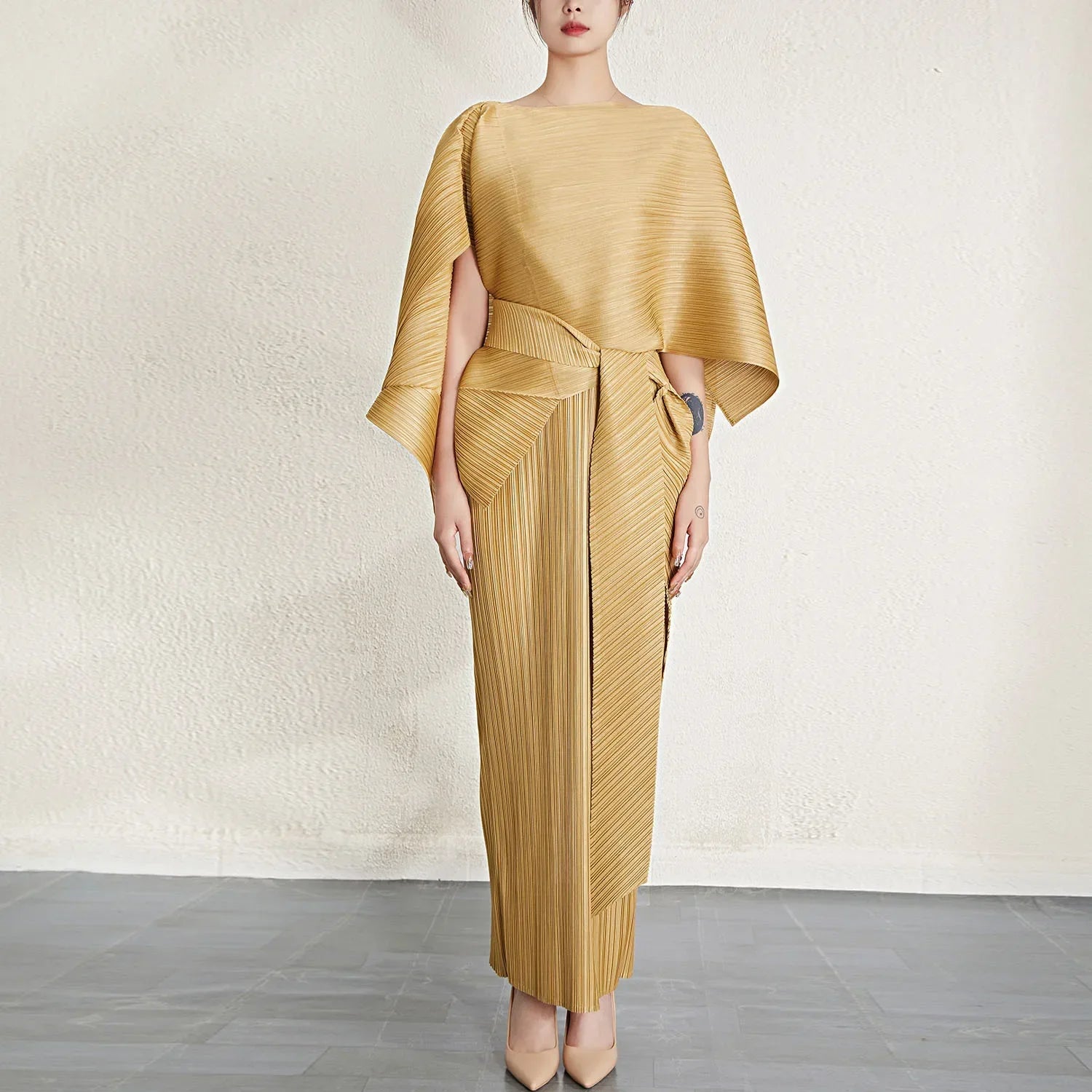 Aglaia Pleated Dress Set