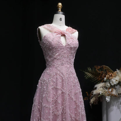 Olyssia Beaded Evening Dress