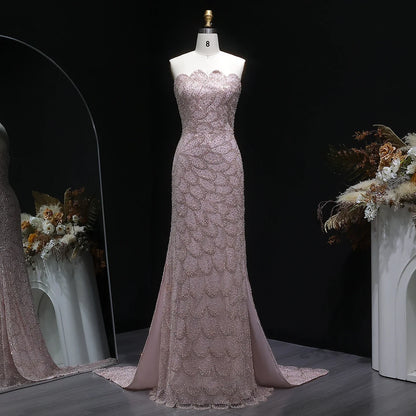 Annina Strapless Evening Gown