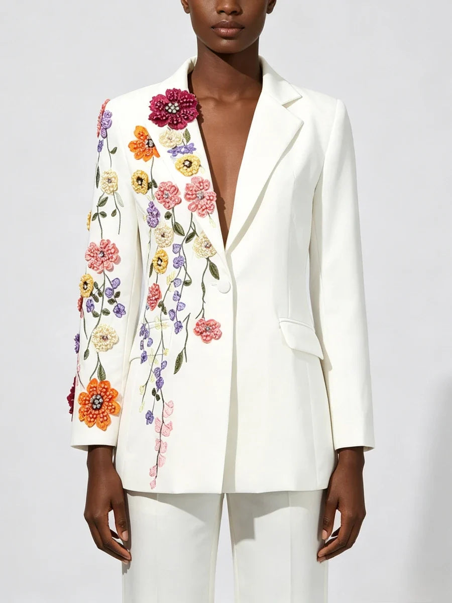 Regal Floral Blazer
