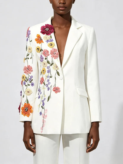 Regal Floral Blazer