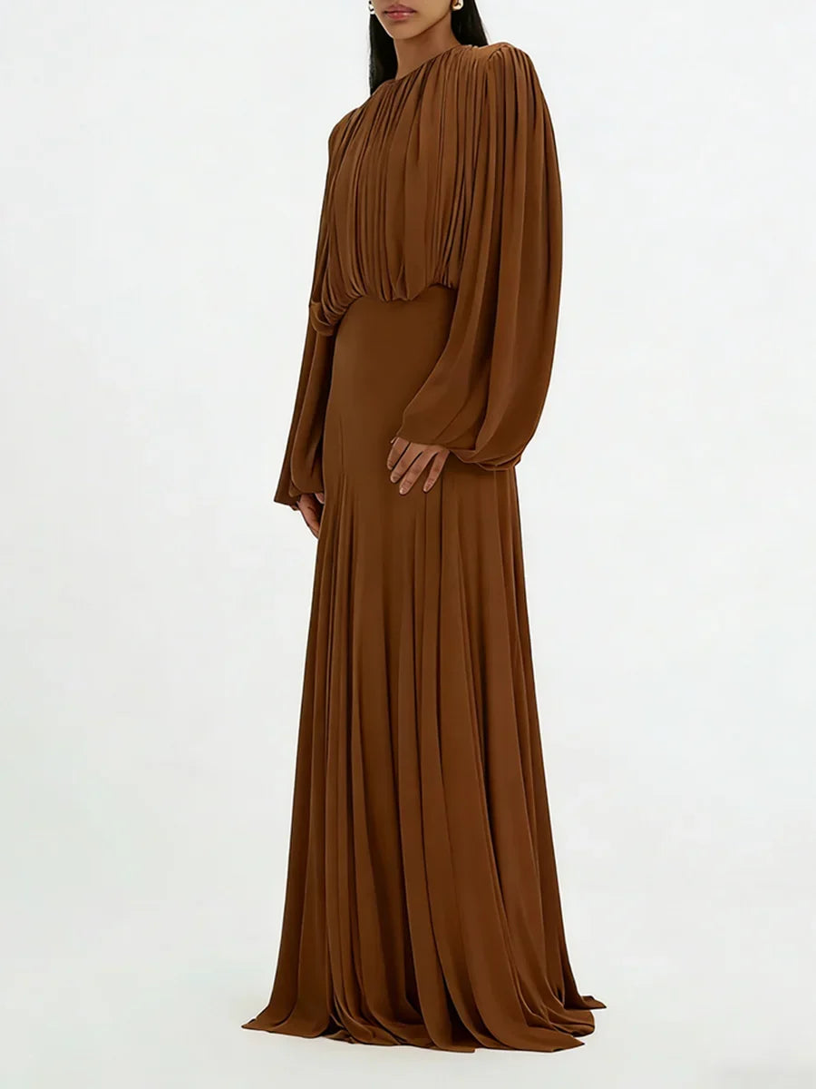 Domitia High Waist Maxi Dress