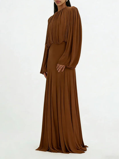 Domitia High Waist Maxi Dress