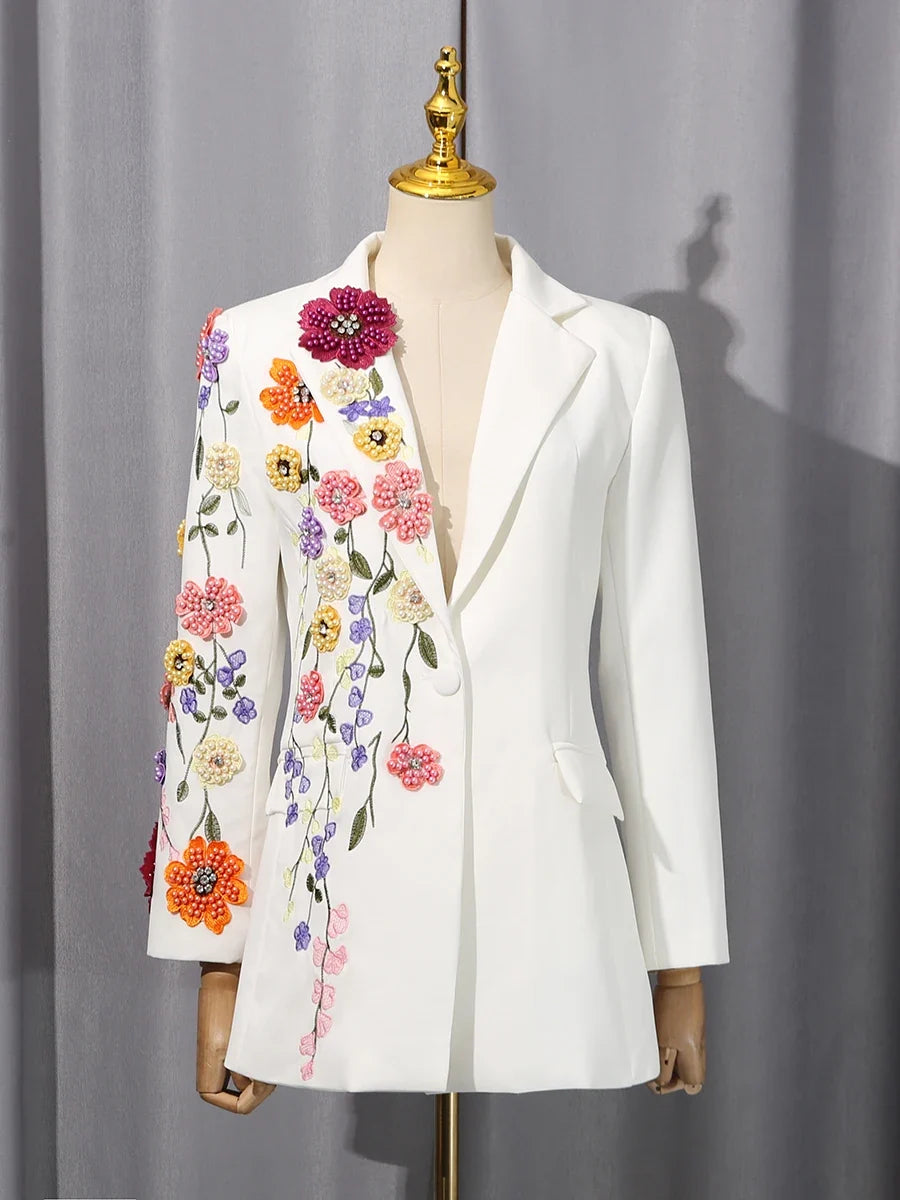 Regal Floral Blazer