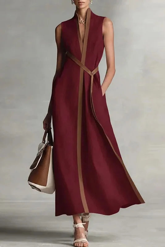 Seraina V-Neck Maxi Dress