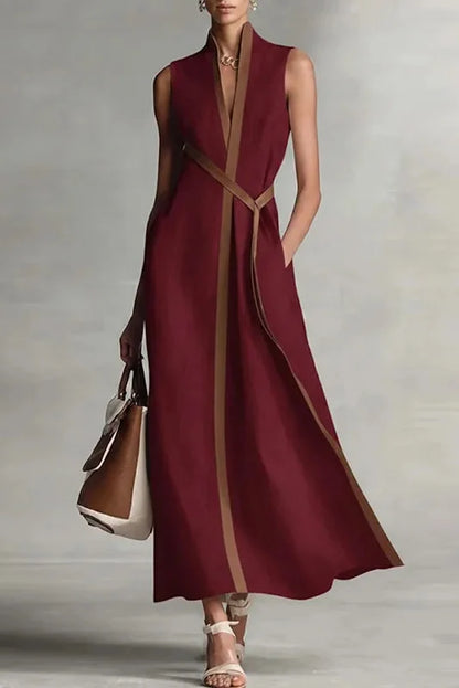 Seraina V-Neck Maxi Dress