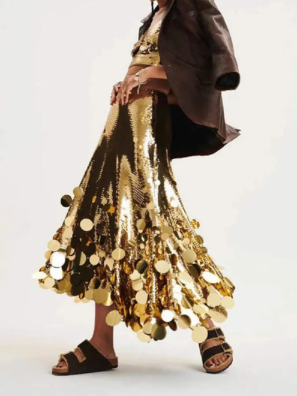 Briella Satin Skirt