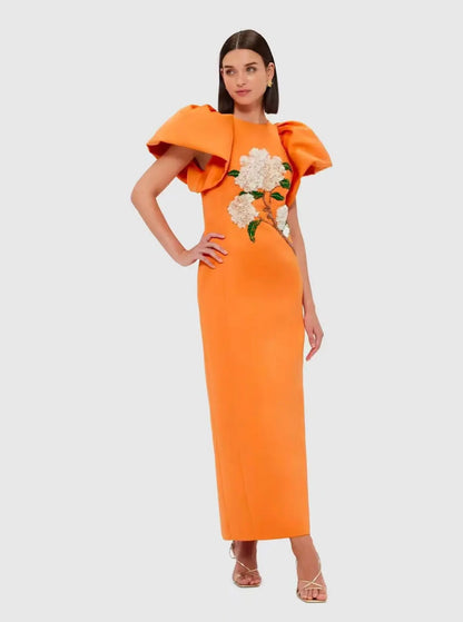 Pasithea Beaded Maxi Dress