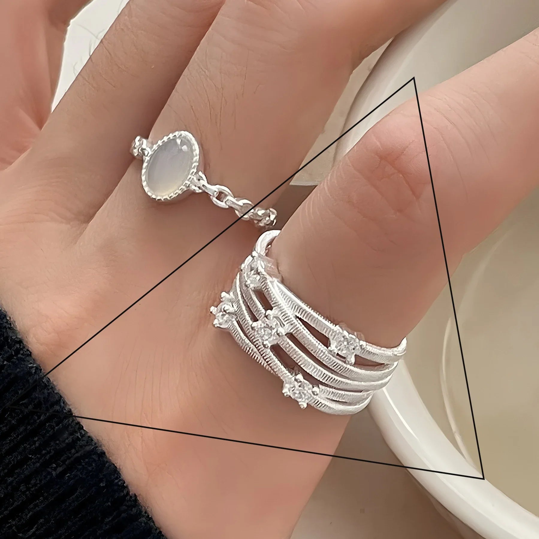 Arezzo Stylish Ring Set