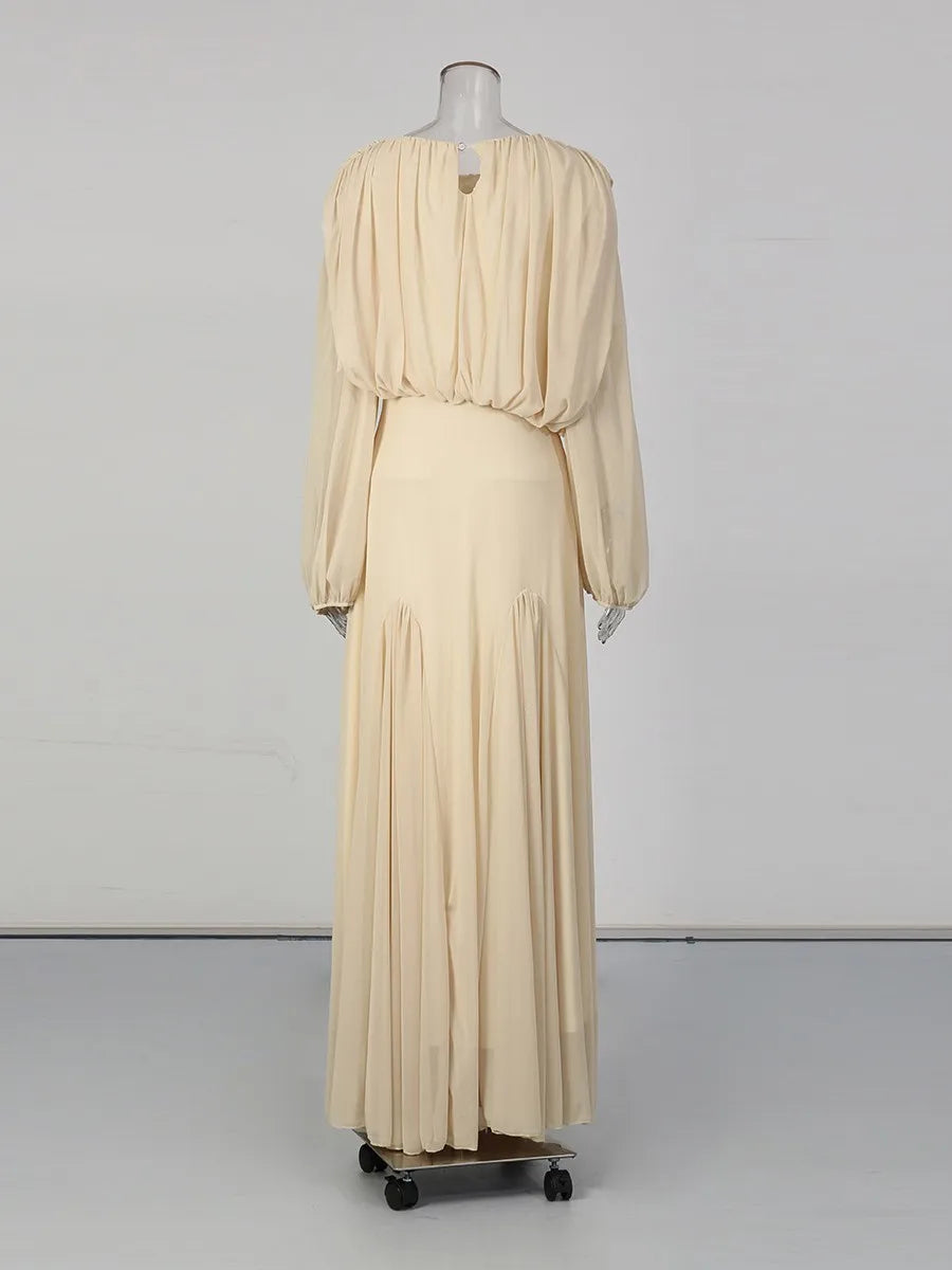 Domitia High Waist Maxi Dress