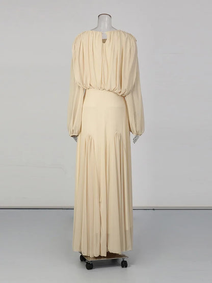 Domitia High Waist Maxi Dress