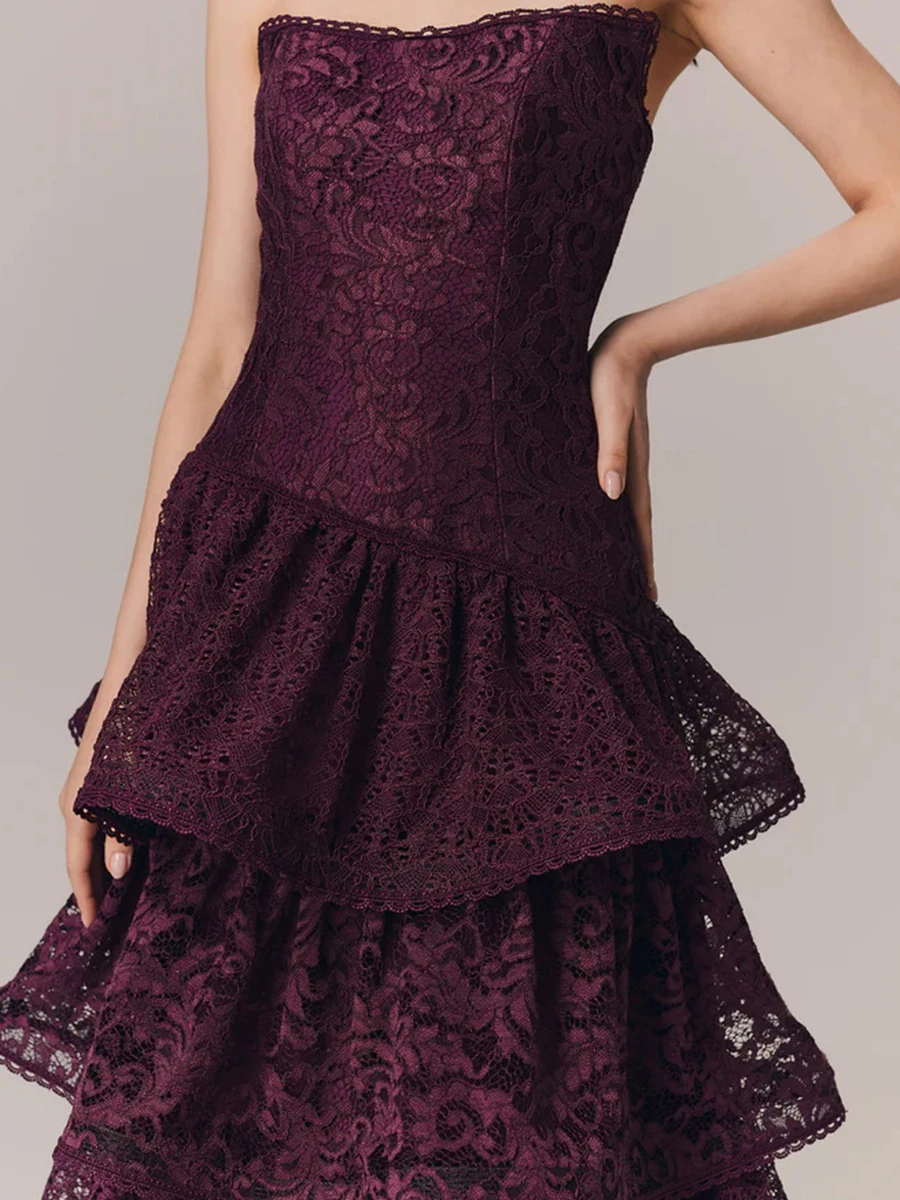 Shadow Lace Maxi Dress