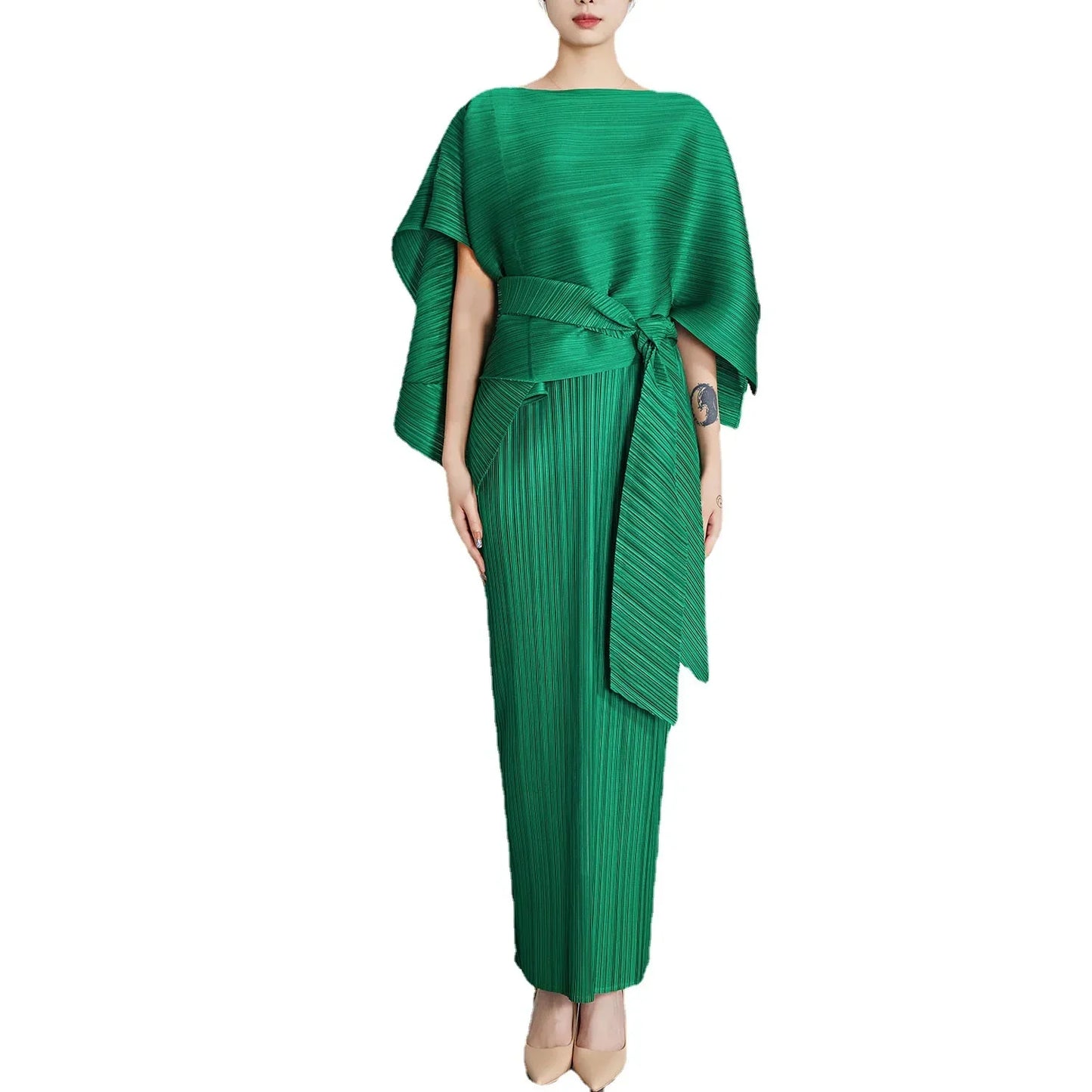 Aglaia Pleated Dress Set
