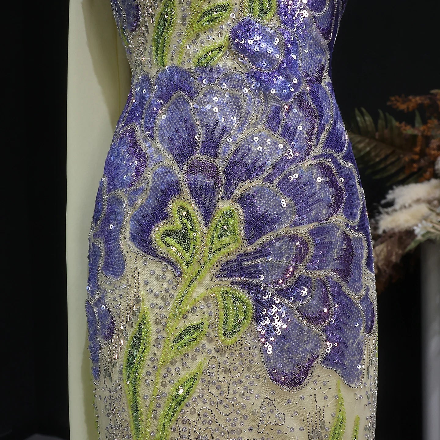 Nefeli Sequin Mermaid Gown