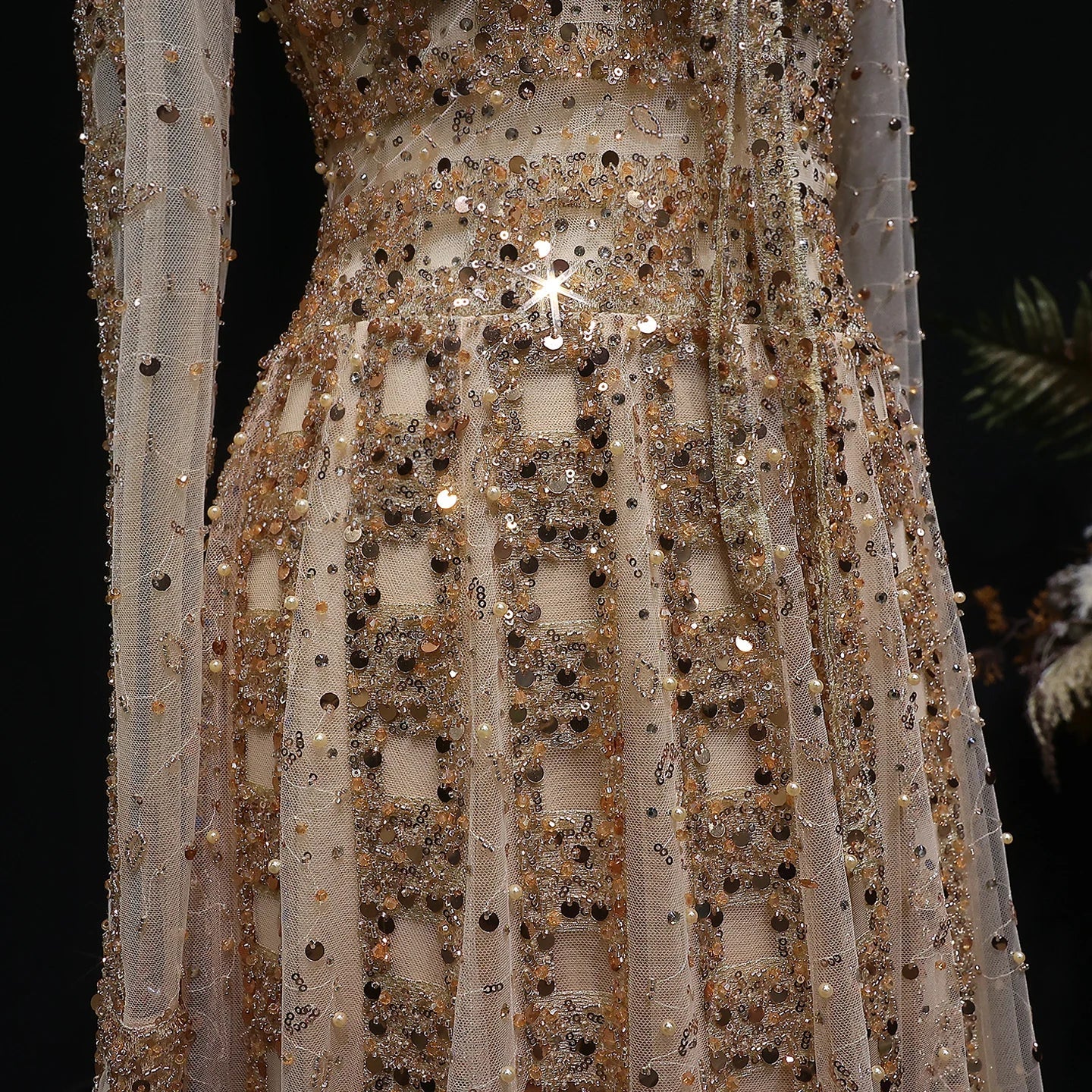 Sybille Sequin Formal Gown