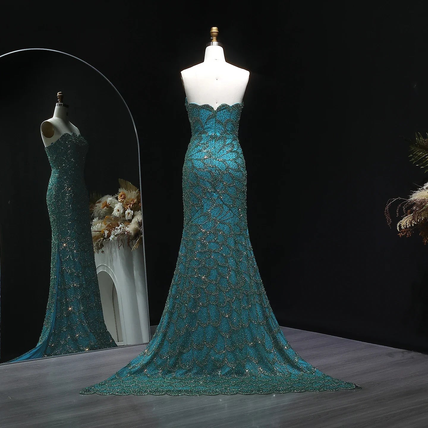 Annina Strapless Evening Gown