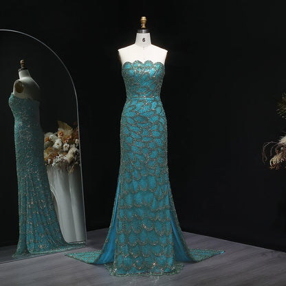 Annina Strapless Evening Gown
