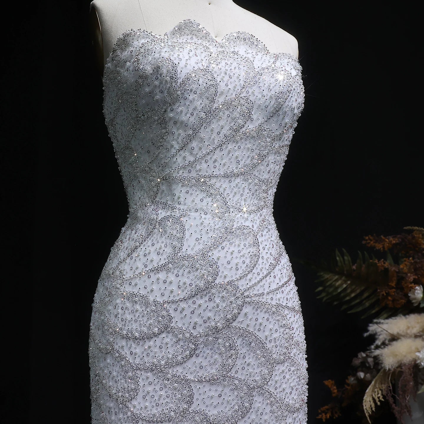 Annina Strapless Evening Gown