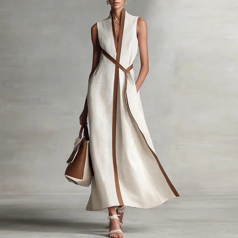 Seraina V-Neck Maxi Dress