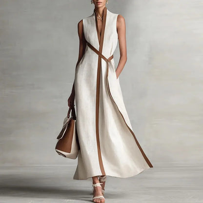 Seraina V-Neck Maxi Dress