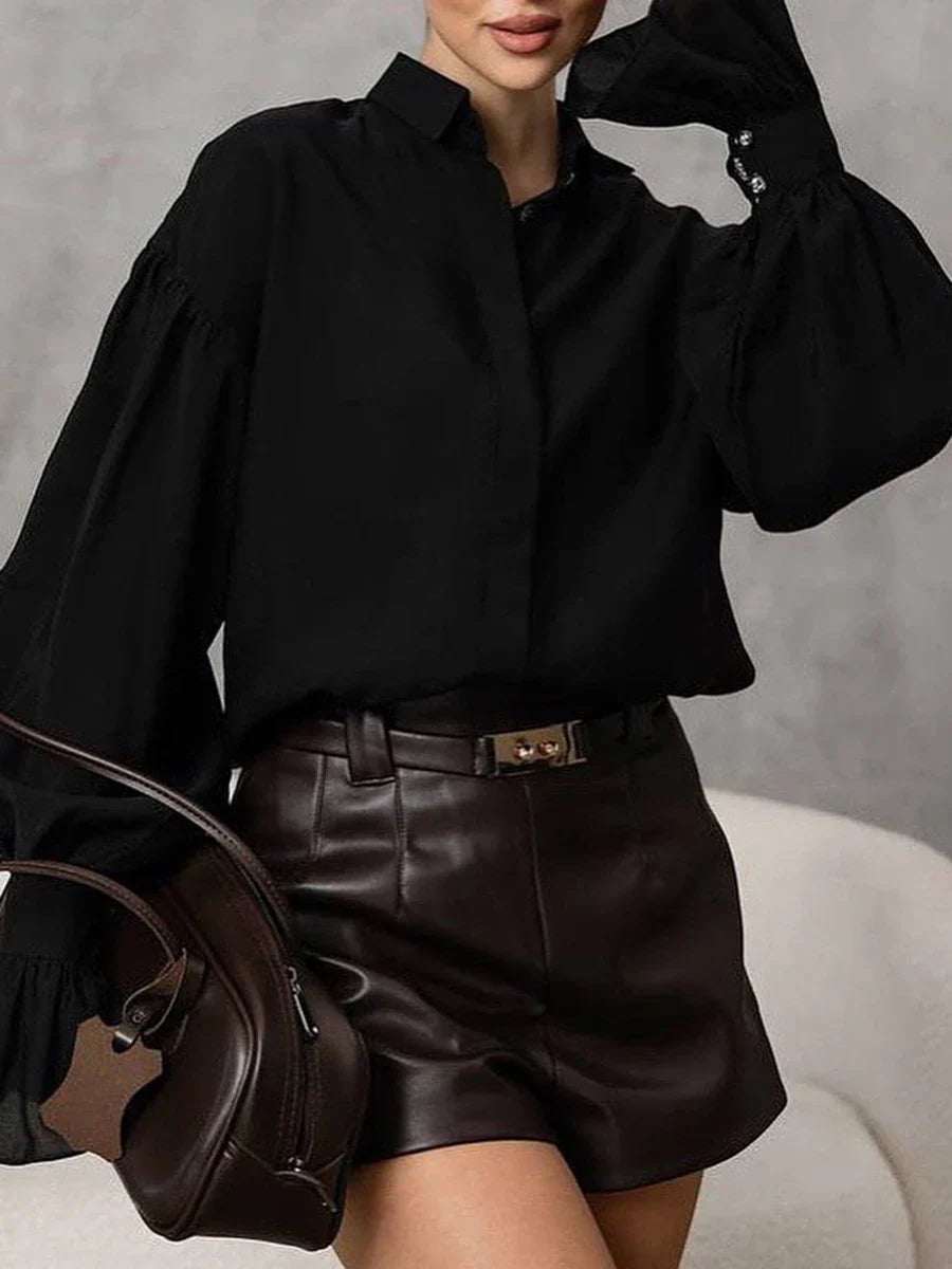 Giulia Oversized Button Blouse