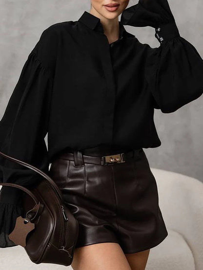 Giulia Oversized Button Blouse