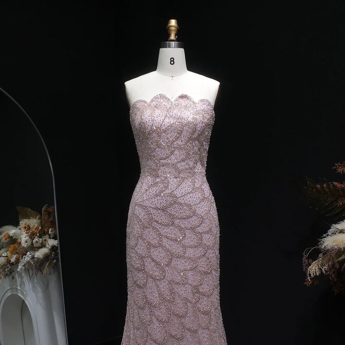 Annina Strapless Evening Gown