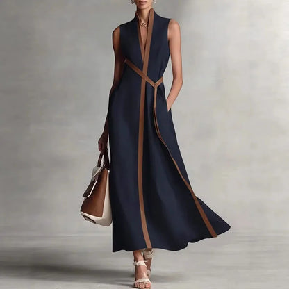 Seraina V-Neck Maxi Dress