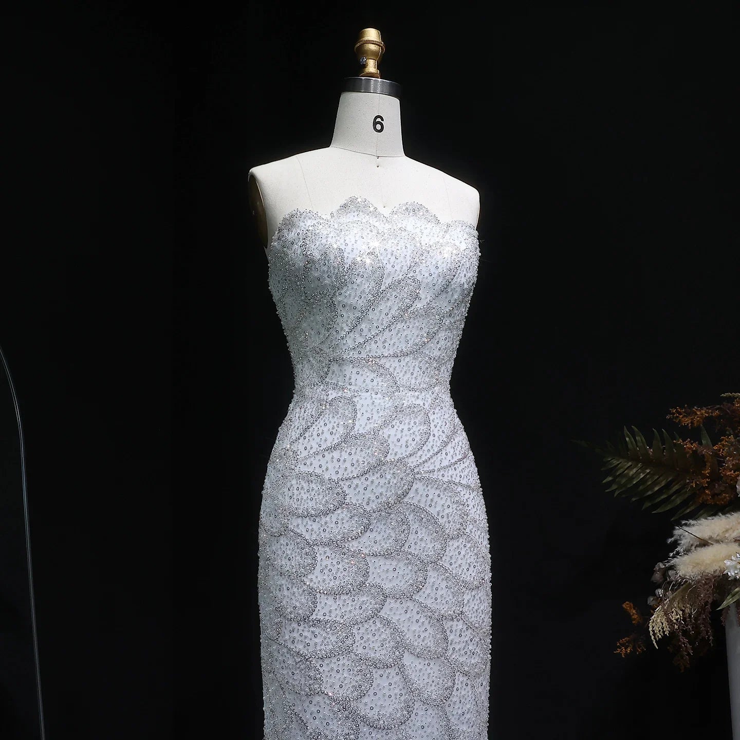 Annina Strapless Evening Gown