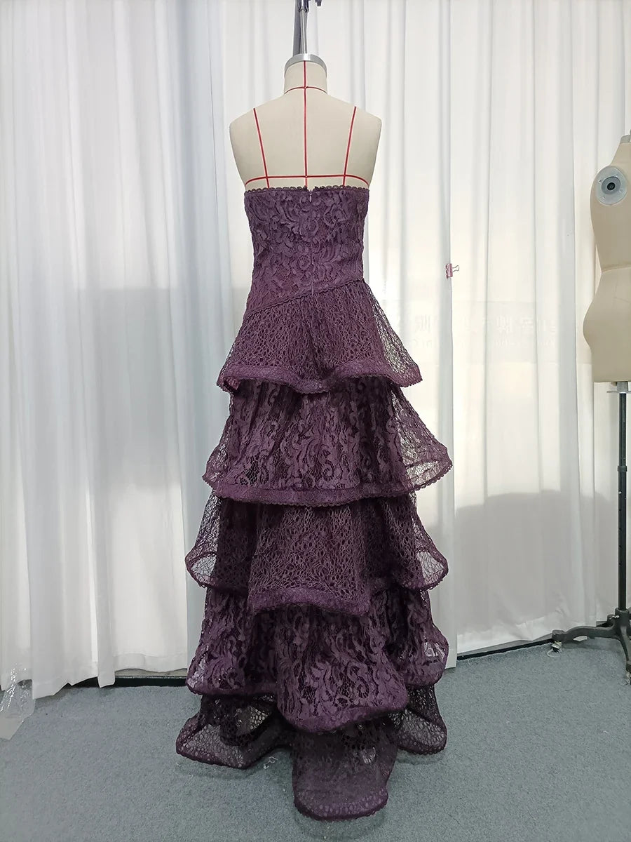 Shadow Lace Maxi Dress