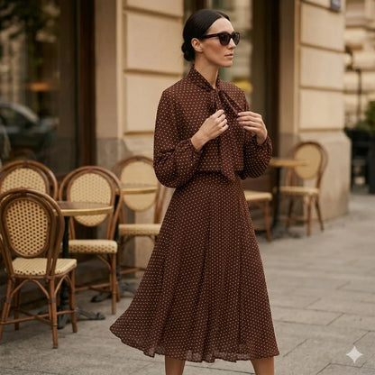 Como Batwing Skirt Set